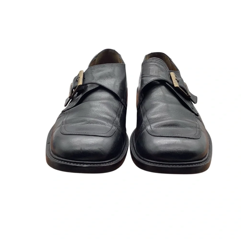 Antonelli Classic‎ Black Leather Men's Loafers size 43